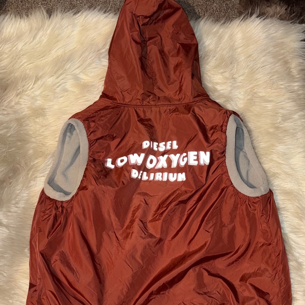 Diesel Women's Rust Hooded Vest